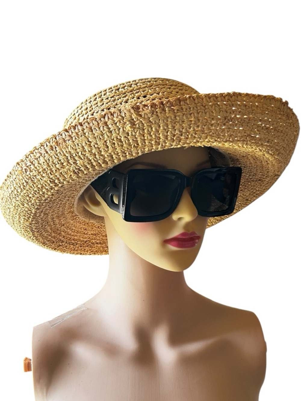 Callanan Straw Wide-Brim Sun Hat - Natural
